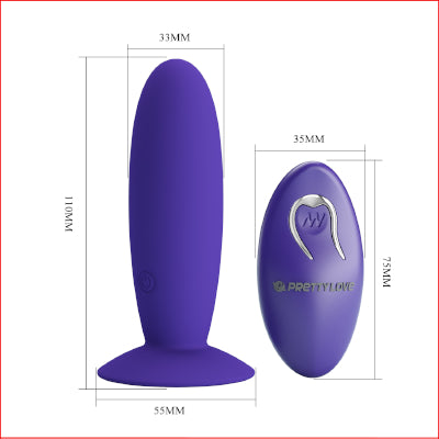 Pretty Love Remote Vibrating Plug