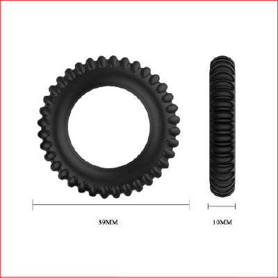 Titan 3pk Cock Ring Blk