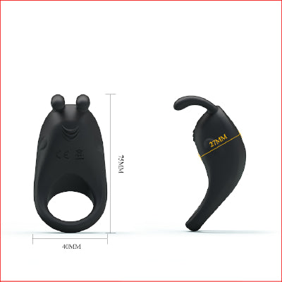 Pretty Love Rabbit Vibe CRing Black