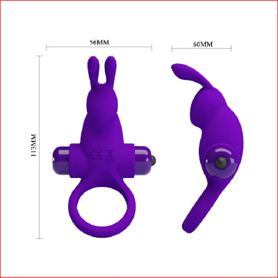 Pretty Love Vibrant Penis Ring l Purple