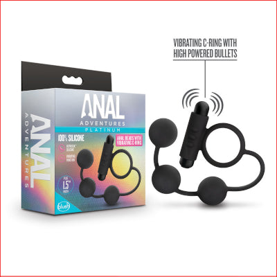 Anal Adventures Anal Beads Cock Ring