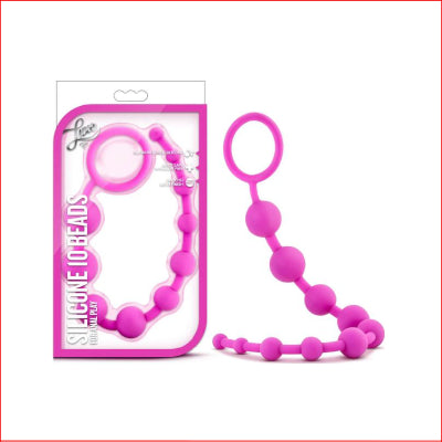Luxe - Silicone 10 Beads Pink