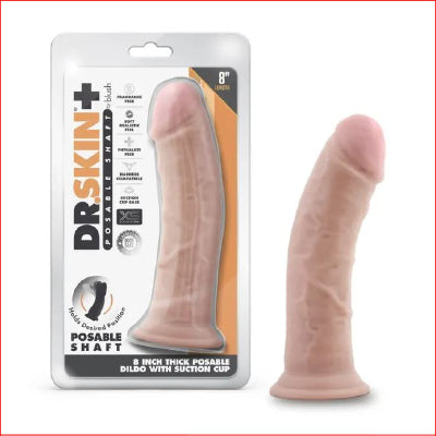 Dr. Skin Plus 8'' Thick Posable Dildo