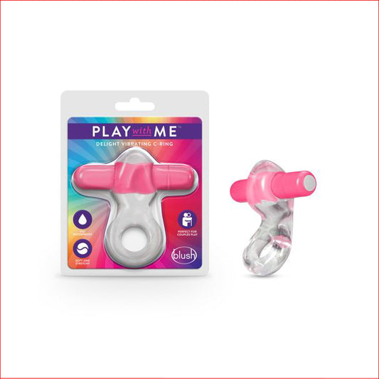 Play with Me Deligh Vibrating CRing Pink