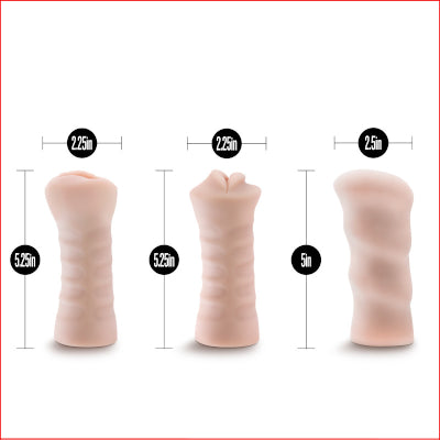 M For Men 3 Pack Self Lubricating Vibrating