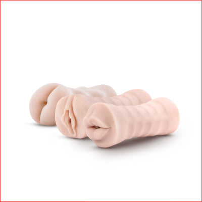 M For Men 3 Pack Self Lubricating Vibrating