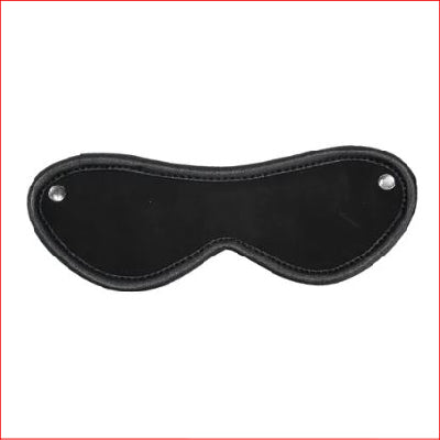 Black Suede Blindfold