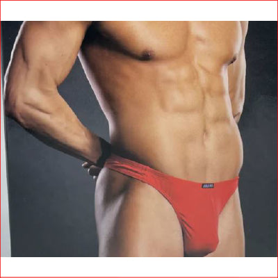 Blue Line Thong Red L/XL