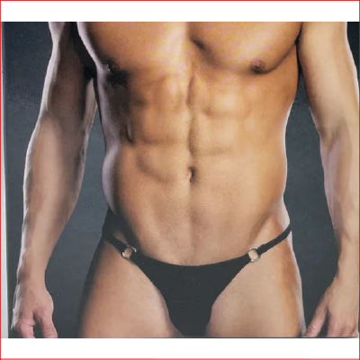 Blue Line Jockstrap Black L/XL