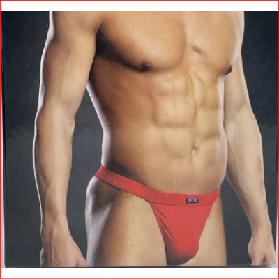Blue Line Thong Red L/XL