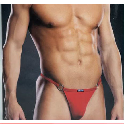Blue Line V-String w Ring Red S/M