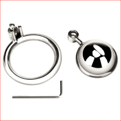 Blue Line Mini Cock Micro Cock Cage Silver