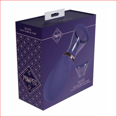 Pumped Boost Vulva & Breast Pump Purple