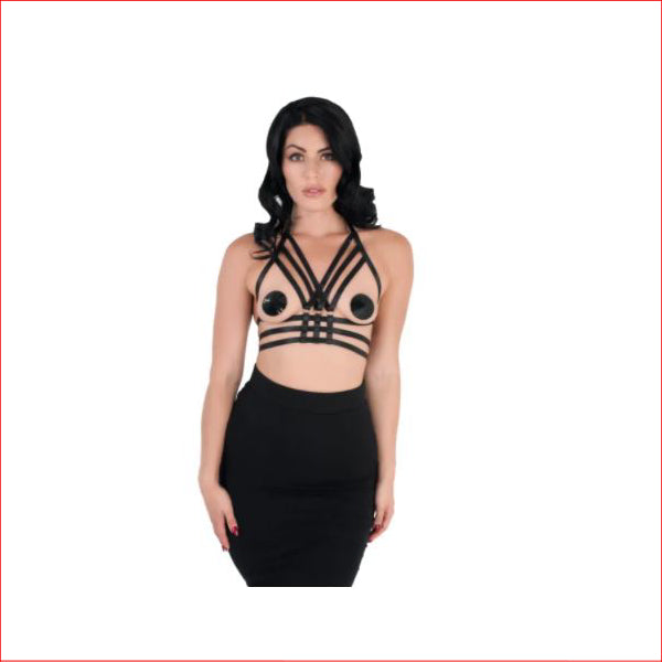 Strappy Bra 0340 Black