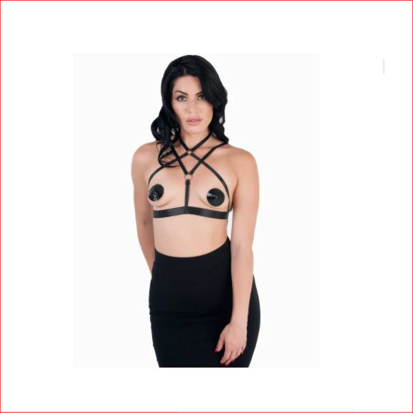 Strappy Bra 0456 Black