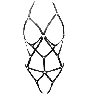 Elastic Teddy Style Harness Satin Finish