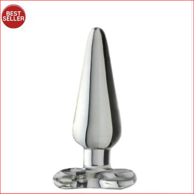 Blown Spade Plug Small Clear