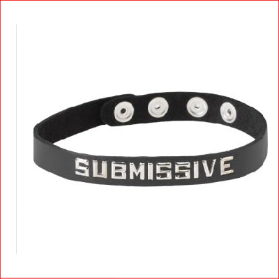 Wordband Collar Submissive