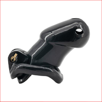 Resin Cock Cage Black Long