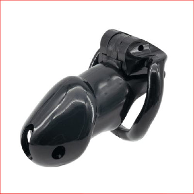 Resin Cock Cage Black Long