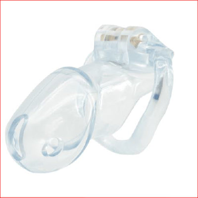Resin Cock Cage Clear Short