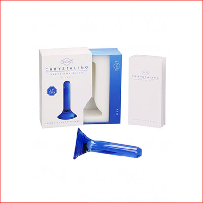 Chrystalino Pin Glass Plug Dildo 4.5"