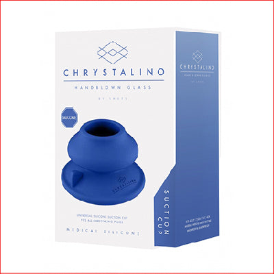 Chrystalino Silicone Suction Cup Blue