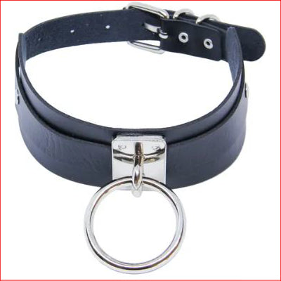 Wide Collar w Silver Ring