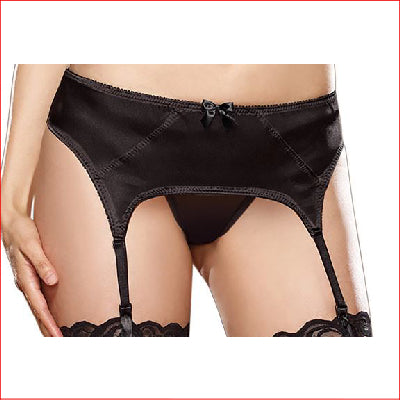 Dreamgirl Satin Front Garter Belt PLUS