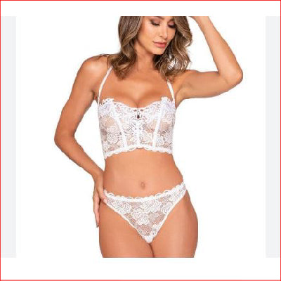 Dreamgirl Cropped Bustier & G Large