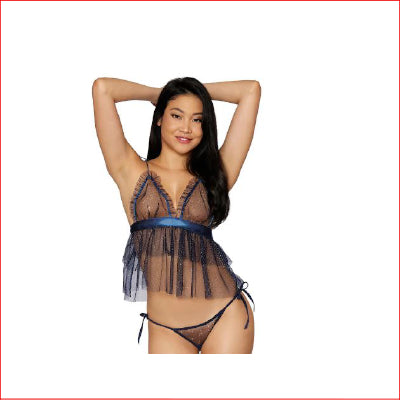 Dreamgirl Sheer Shimmer Babydoll