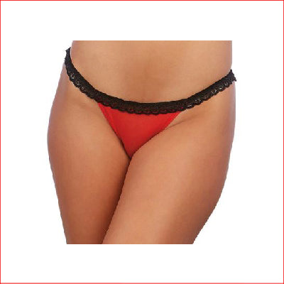 Open Back Heart Pants Red X-Large