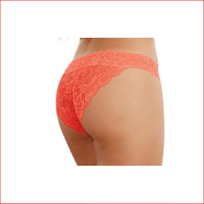 Dreamgirl 1435 CrissX Lace Coral Medium