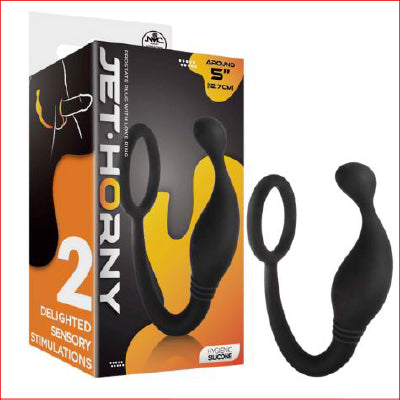 Jet Horny - Prostate Plug w Ring 5"
