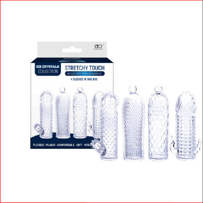 Ice Crystals Tickler Sleeve 4 Pack