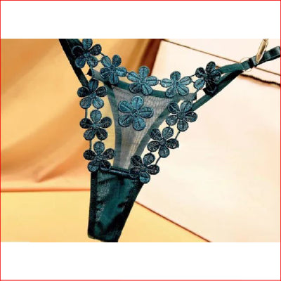 Flower G-String Teal OS