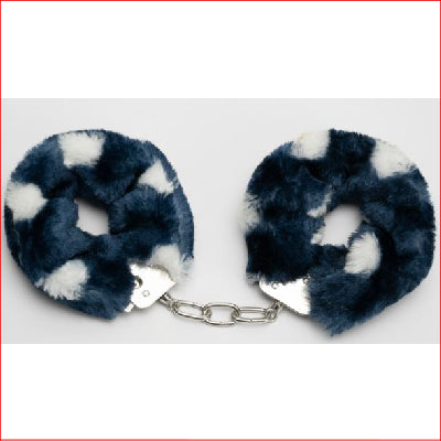 Fluffy Handcuffs Dot Navy