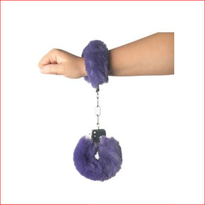 Fluffy Handcuffs Purple