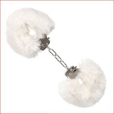 Fluffy Handcuffs White