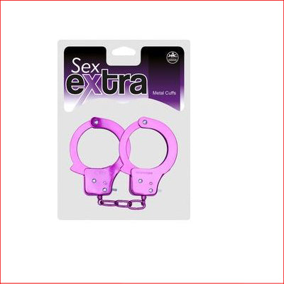 Sex Extra Metal Cuffs Metalic Pink