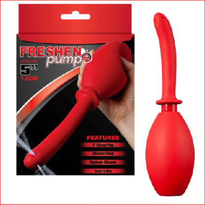 Freshen Pump 5" Douche Red