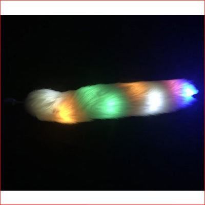 Foxtail White Light Up Small