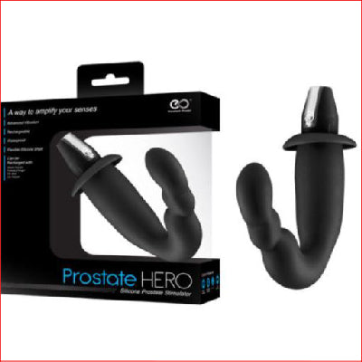 Prostate Hero 6.5" Large Black