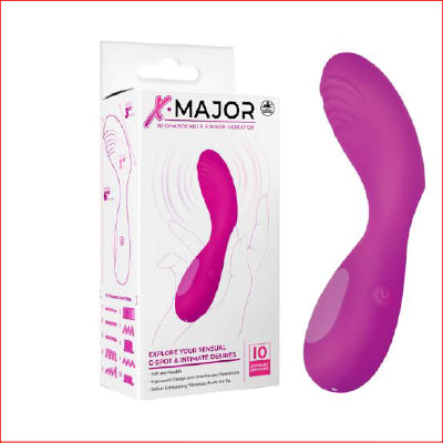 X Major Rechargeable Finger Vibe Pink