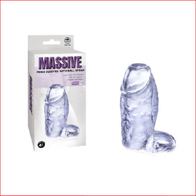 Massive Penis Sleeve with Ball Strap