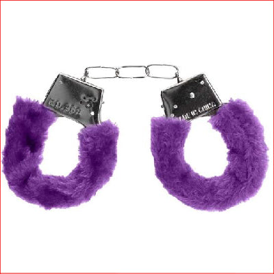 Lux - Fluffy Cuffs Purple