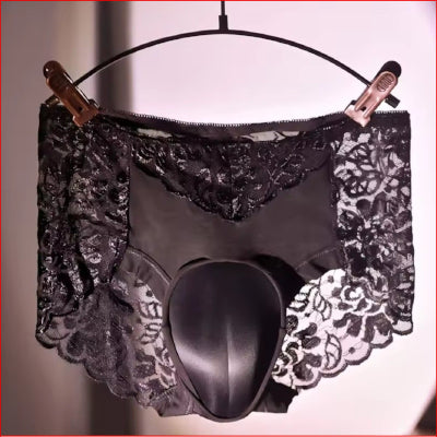 Hiding Gaff Panties Black