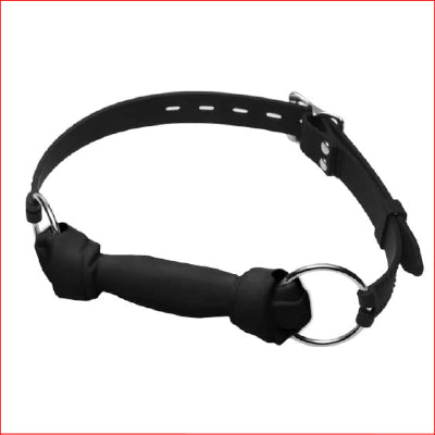 Silicone Chew Gag Black
