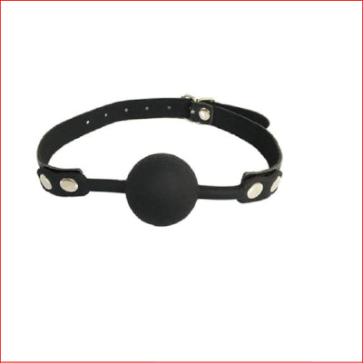Gag Silicone Ball Gag Black