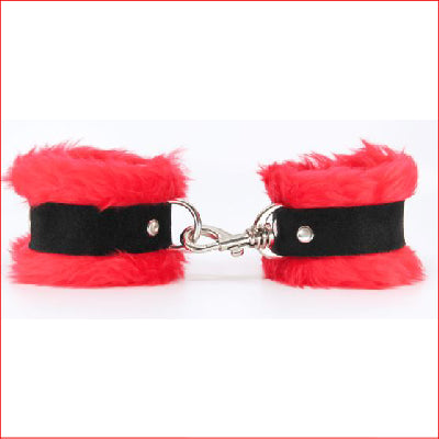 Soft Fleece Cuffs Red